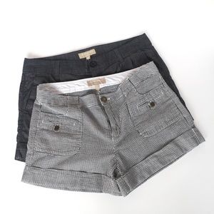 2 Banana Republic Chambray & Striped Martin Fit